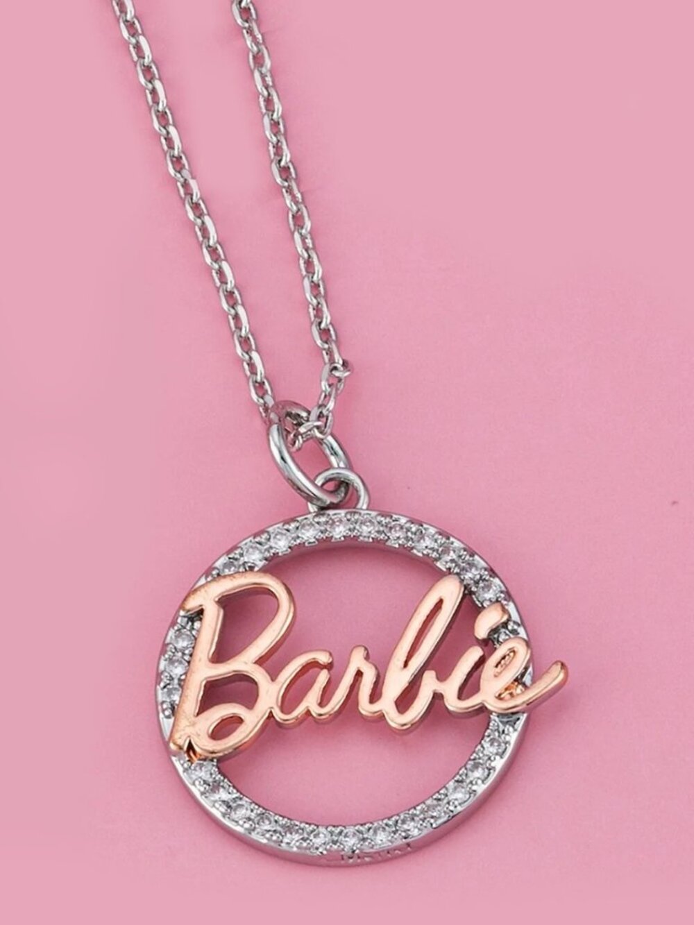 Official Barbie logo Necklace, Charmed Aroma Barbie Necklace Collection